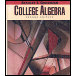 College Algebra - Stanley I. Grossman