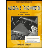 Algebra and Trigonometry (Student Solutions Manual) - Stanley I. Grossman
