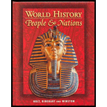 World History People and a Nation