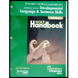 Literature and Language Arts (Gr. 7)-Ancill.. (Ca) (Teacher) - Holt Rinehart