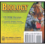 Biology  Principles and Explorations   CD (Software)