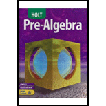 Holt Pre-Algebra Test Prep Tool Kit -  Holt rinehart, Hardback