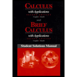 Brief Calculus with Applications - Student Solutions Manual - William J. Coughlin