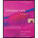 Intermediate Spanish : Literatura Y Arte -  John G. Copeland, Ralph Kite and Lynn A. Sandstedt, Paperback