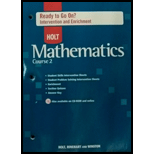 Holt Mathematics Course 2: Ready to Go On? Intervention and Enrichment with Answer Key -  Holt Rinehart, Teacher's Edition, Paperback