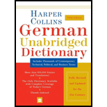 Collins German Dictionary  Comp. and Unabridged