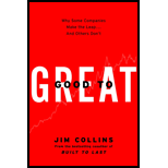 cover of Good to Great: Why Some Companies Make the Leap and Others Don`t