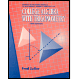 College Algebra with Trigonometry (Student Solution Manual) -  Raymond A. Barnett and Michael R. Ziegler, Paperback