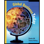 Global Business Today (Canadian) -  Charles W. L. Hill and Thomas McKaig, Paperback