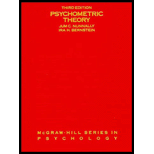 Psychometric Theory