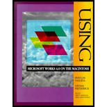 Using Microsoft Works 4.0 MacIntosh