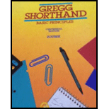 Gregg Shorthand  Basic Principles, Centennial Edition