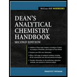 Deans Analytical Chemistry Handbook