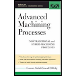 Advanced Machining Processes Nontraditional and Hybrid Machining Processes