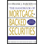 Handbook of Mortgage Backed Securities