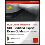 OCA Oracle Database SQL Expert Guide