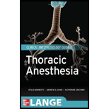 Thoracic Anesthesia