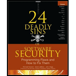 24 Deadly Sins of Software Security