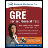 Official Guide to GRE   With CD