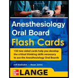 Anesthesiology Oral Board Flash Cards