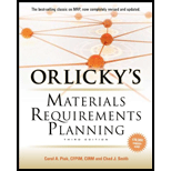 Orlickys Material Requirements Planning