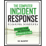 Computer Incident Response Planning 