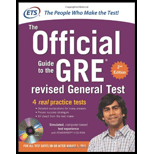 GRE The Official Guide to the Revised General Test with CD ROM (Canadian)