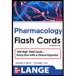 Lange Pharmacology Flash Cards