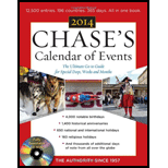 Chases Calendar of Events 2014   With CD