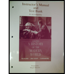 History of Modern World, Comp. (Instructor's Manual) -  Palmer, Hardback