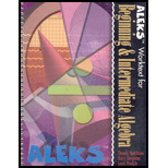 Aleks Worktext for Beginning and Intermediate Algebra