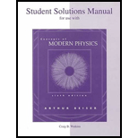 Concepts of Modern Physics (Student Solution Manual)