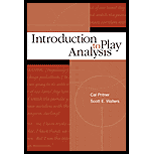 Introduction to Play Analysis