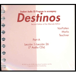 Destinos  Audio CD Part 1 (Software)