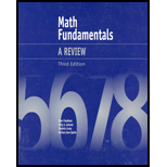 Math Fundamentals  A Review