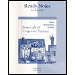 Essentials of Corporate Finance   Ready Notes