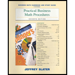 Practical Business Math Procedures -  Jeffrey Slater, Paperback