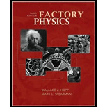 Factory Physics Hardback 3RD 08 Edition, by Wallace Hopp and Mark Spearman - ISBN 9781577667391