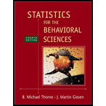 Statistics for the Behavioral Sciences