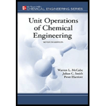 Unit Operations of Chemical Engineering 7TH 05 Edition, by Warren L McCabe Julian C Smith and Peter Harriott - ISBN 9780072848236