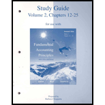 Fundamental Accounting Principles - Study Guide, Volume 2 : Chapters 13-25 - Kermit Larson, John Wild and Barbara Chiappetta