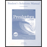 Prealgebra   Student Solutions Manual