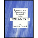 Business and Accounting Research Using Lexis Nexis