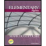 Elementary Algebra   With CD