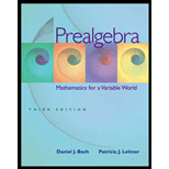 Prealgebra  Mathematics for a Variable World