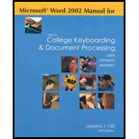 Gregg College Keyboarding and Document Processing Microsoft Word 2002 -  Scot Ober, Jack E. Johnson and Arlene Zimmerly, Spiral