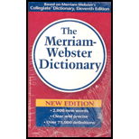 Merriam Websters Dictionary 04 Edition, Merriam Webster Publishing 