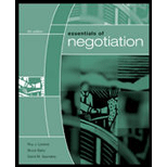 Essentials of Negotiation