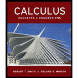 Calculus : Concepts and Connections - With CD - Robert T. Smith and Roland B. Minton