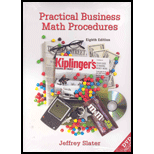 Practical Business Math Procedures -Text and Handbook and DVD -  Jeffrey Slater, Paperback